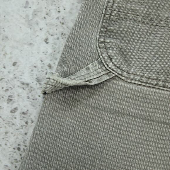 Vintage Carhartt B24 CHT Chestnut Faded Brown Carpenter Shorts 33x7.5 - Picture 4 of 13